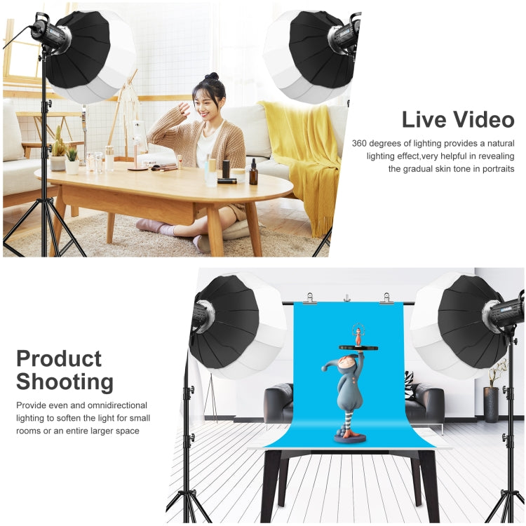 PULUZ 65cm Foldable Lantern Softbox SpeedLite Flash Light Foldable Diffuser, 65cm Softbox PULUZ 65cm Foldable Lantern Softbox SpeedLite Flash Light Foldable Diffuser, 65cm Softbox