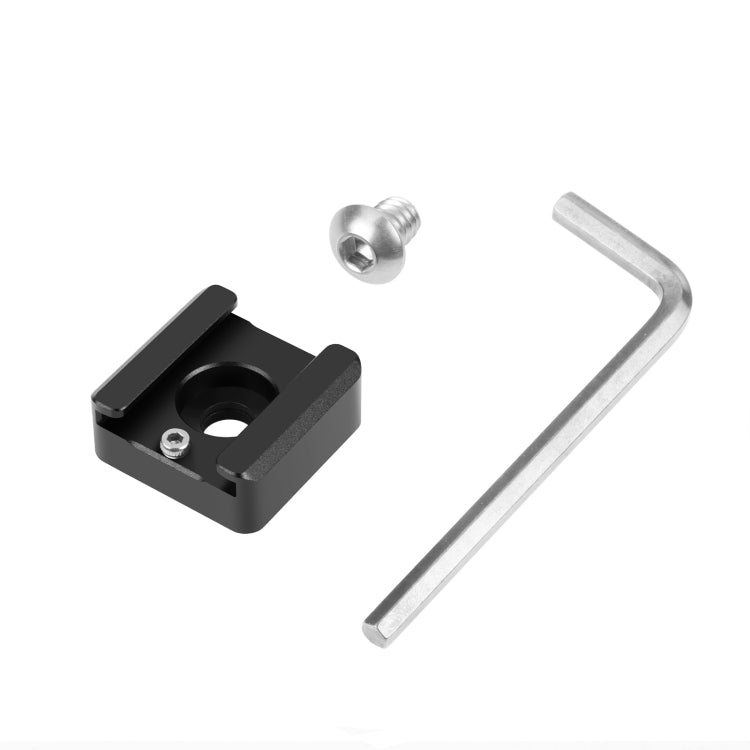 PULUZ Expand Cold Shoe Mount Adapter Microphone Flash Light Aluminum Alloy Holder Bracket PULUZ Expand Cold Shoe Mount Adapter Microphone Flash Light Aluminum Alloy Holder Bracket