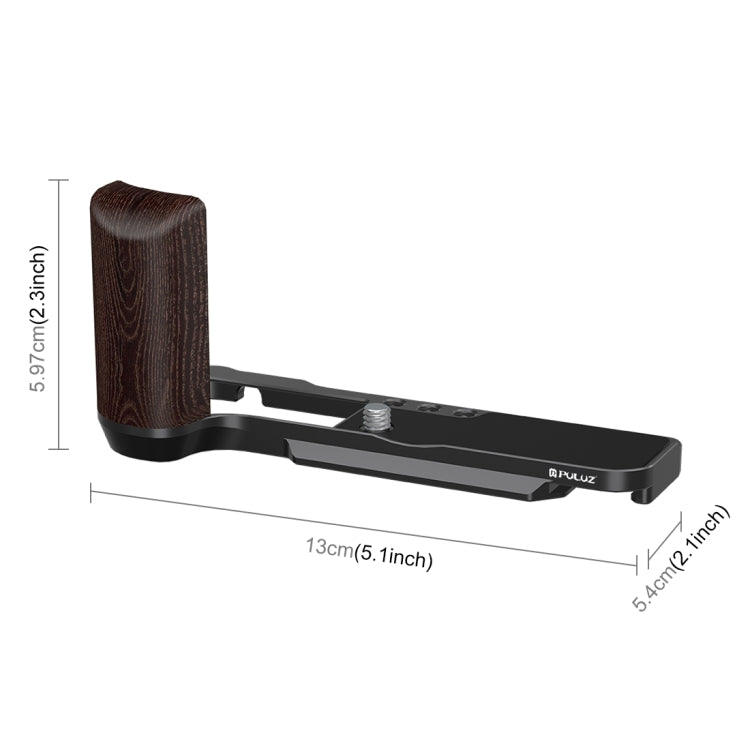 For Fujifilm X100VI PULUZ 1/4 inch Vertical Shoot Quick Release L Plate Bracket Base Holder, For Fujifilm X100VI For Fujifilm X100VI PULUZ 1/4 inch Vertical Shoot Quick Release L Plate Bracket Base Holder, For Fujifilm X100VI