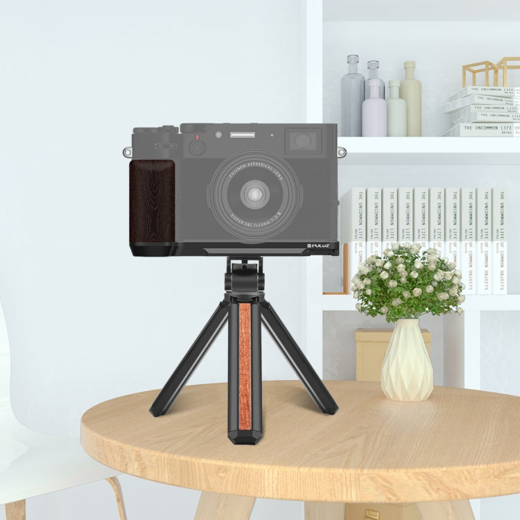 For Fujifilm X100VI PULUZ 1/4 inch Vertical Shoot Quick Release L Plate Bracket Base Holder, For Fujifilm X100VI For Fujifilm X100VI PULUZ 1/4 inch Vertical Shoot Quick Release L Plate Bracket Base Holder, For Fujifilm X100VI