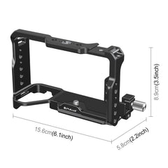 For Sony ILCE-A7CM2 / Alpha 7C II / Alpha 7CR PULUZ Metal Camera Cage Stabilizer Rig