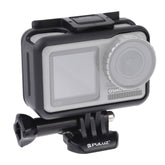 PULUZ Standard Border Frame ABS-Schutzkäfig für DJI Osmo Action, mit Schnallen-Basishalterung und Schraube, ABS
