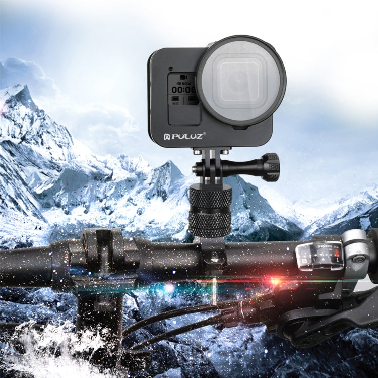 PULUZ Housing Shell CNC Aluminum Alloy Protective Cage with Insurance Frame & 52mm UV Lens for GoPro HERO8 Black, For HERO8 Black with Frame PULUZ Housing Shell CNC Aluminum Alloy Protective Cage with Insurance Frame & 52mm UV Lens for GoPro HERO8 Black, For HERO8 Black with Frame