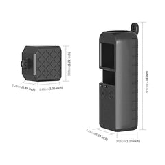 PULUZ - Juego de funda de silicona con textura de diamante 2 en 1 para DJI OSMO Pocket, para DJI OSMO Pocket