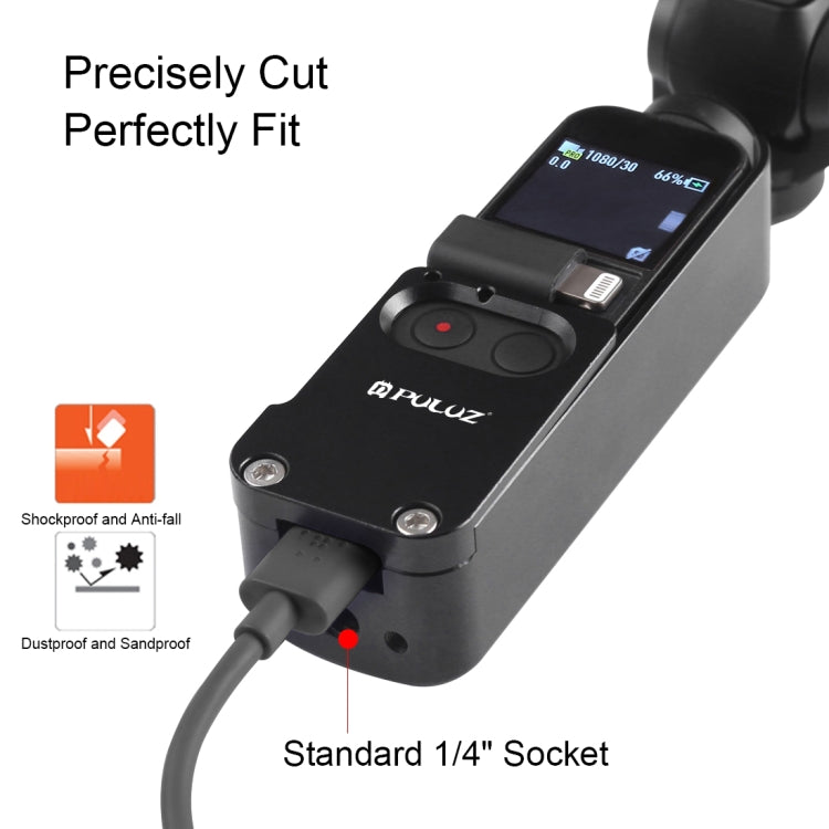 PULUZ Gehäuseschale CNC Aluminiumlegierung Schutzhülle für DJI OSMO Pocket, Schutzhülle PULUZ Gehäuseschale CNC Aluminiumlegierung Schutzhülle für DJI OSMO Pocket, Schutzhülle