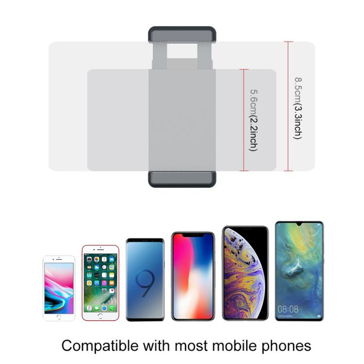 PULUZ Smartphone-Befestigungsklemme 1/4 Zoll Halterung für DJI OSMO Pocket / Pocket 2, Klemme PULUZ Smartphone-Befestigungsklemme 1/4 Zoll Halterung für DJI OSMO Pocket / Pocket 2, Klemme