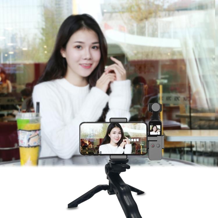 PULUZ Smartphone-Befestigungsklemme 1/4 Zoll Halterung für DJI OSMO Pocket / Pocket 2, Klemme PULUZ Smartphone-Befestigungsklemme 1/4 Zoll Halterung für DJI OSMO Pocket / Pocket 2, Klemme