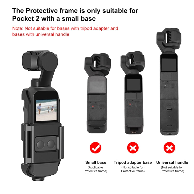 PULUZ Gehäuseschale Schutzhülle Halterung Rahmen für DJI OSMO Pocket / Pocket 2, Für DJI OSMO Pocket PULUZ Gehäuseschale Schutzhülle Halterung Rahmen für DJI OSMO Pocket / Pocket 2, Für DJI OSMO Pocket