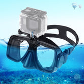 Equipo de buceo para deportes acuáticos PULUZ Máscara de buceo Gafas de natación para GoPro, Insta360, DJI y otras cámaras de acción