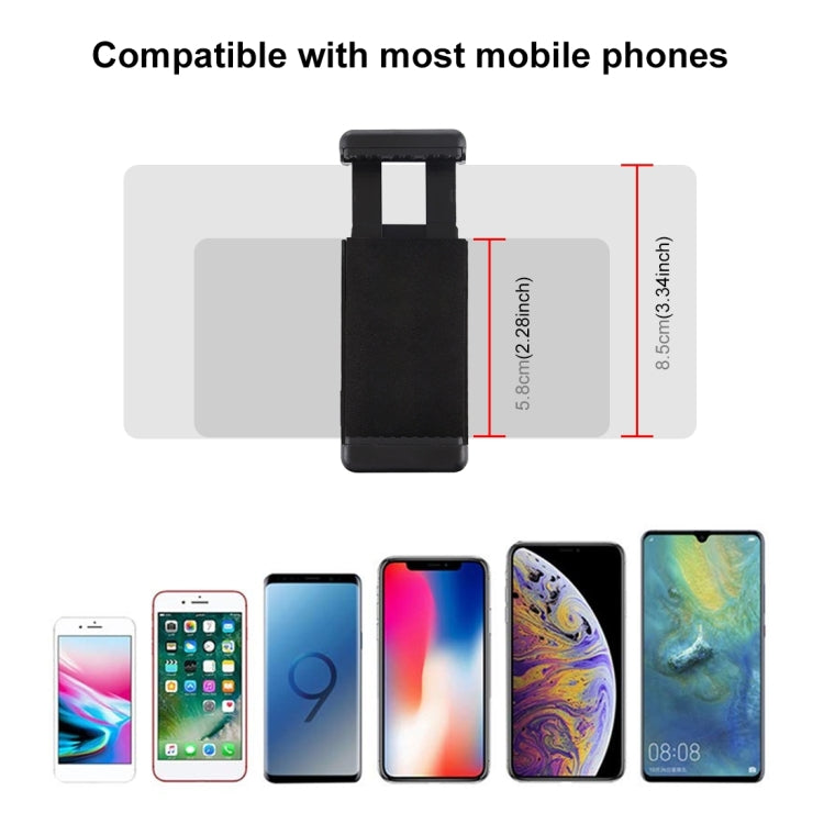 Adaptador de montaje para trípode con zapata fría y rosca de 1/4 de pulgada PULUZ con abrazadera para teléfono, adaptador de montaje con abrazadera para teléfono Adaptador de montaje para trípode con zapata fría y rosca de 1/4 de pulgada PULUZ con abrazadera para teléfono, adaptador de montaje con abrazadera para teléfono