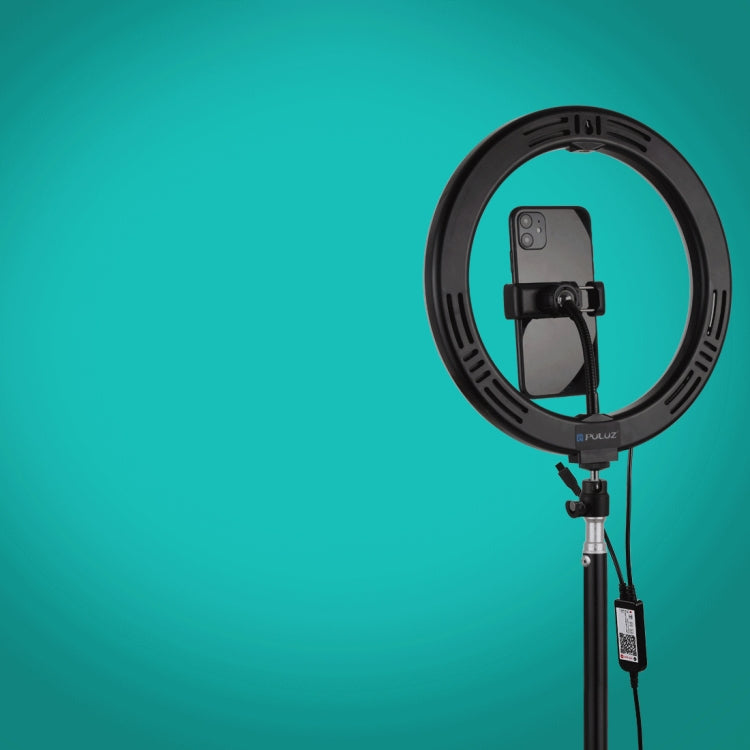 PULUZ 10.2 inch 26cm USB RGBW Dimmable LED Ring Vlogging Photography Video Lights with Tripod Ball Head & Remote Control & Phone Clamp, 10.2 inch RGBW / Remote PULUZ 10.2 inch 26cm USB RGBW Dimmable LED Ring Vlogging Photography Video Lights with Tripod Ball Head & Remote Control & Phone Clamp, 10.2 inch RGBW / Remote