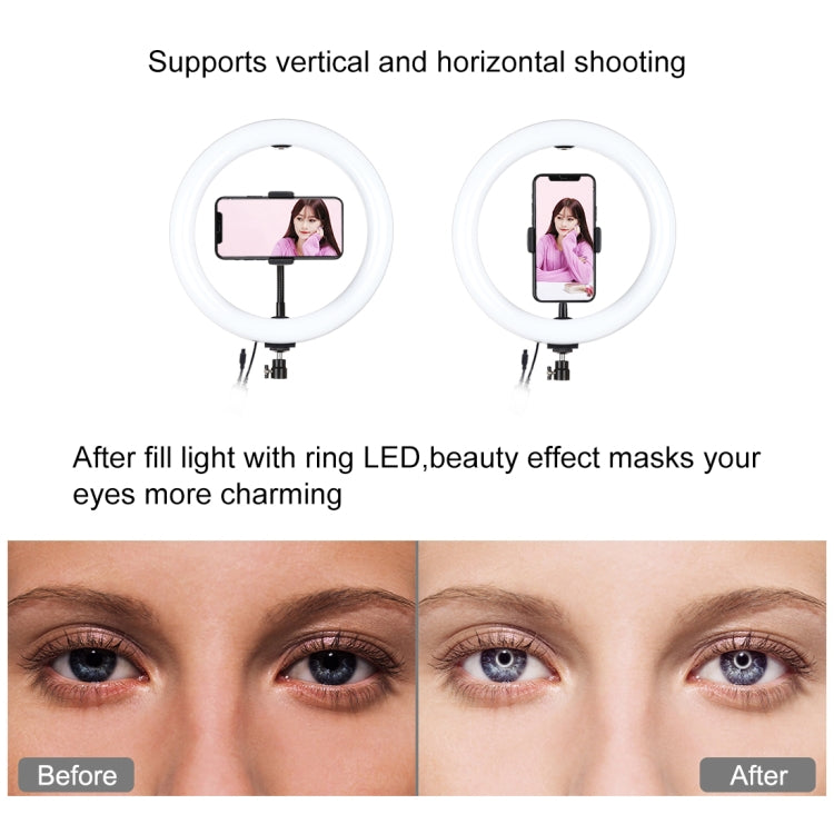 PULUZ 10.2 inch 26cm USB RGBW Dimmable LED Ring Vlogging Photography Video Lights with Tripod Ball Head & Remote Control & Phone Clamp, 10.2 inch RGBW / Remote PULUZ 10.2 inch 26cm USB RGBW Dimmable LED Ring Vlogging Photography Video Lights with Tripod Ball Head & Remote Control & Phone Clamp, 10.2 inch RGBW / Remote