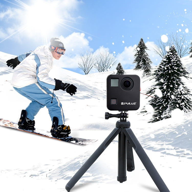 PULUZ for GoPro Fusion Housing Shell CNC Aluminum Alloy Protective Cage with Basic Mount & Lens Caps, For GoPro Fusion PULUZ for GoPro Fusion Housing Shell CNC Aluminum Alloy Protective Cage with Basic Mount & Lens Caps, For GoPro Fusion