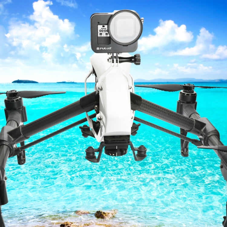 PULUZ Housing Shell CNC Aluminum Alloy Protective Cage with 52mm UV Lens for GoPro HERO8 Black, For HERO8 Black No Frame PULUZ Housing Shell CNC Aluminum Alloy Protective Cage with 52mm UV Lens for GoPro HERO8 Black, For HERO8 Black No Frame