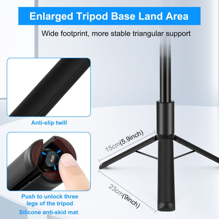 PULUZ 1.22m Retractable Invisible Selfie Stick with Tripod For Insta360 X4 / X3 PULUZ 1.22m Retractable Invisible Selfie Stick with Tripod For Insta360 X4 / X3