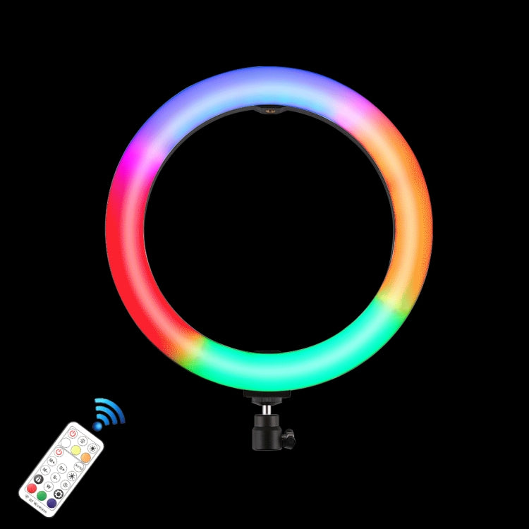 PULUZ 10.2 inch 26cm Curved Surface 168 LED Marquee LED RGBWW Dual-color Temperature Dimmable Ring Vlogging Photography Video Lights with Cold Shoe Tripod Ball Head & Remote Control & Phone Clamp PULUZ 10.2 inch 26cm Curved Surface 168 LED Marquee LED RGBWW Dual-color Temperature Dimmable Ring Vlogging Photography Video Lights with Cold Shoe Tripod Ball Head & Remote Control & Phone Clamp