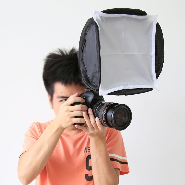 PULUZ Foldable Soft Flash Light Diffuser Softbox Cover, Size: 23cm x 23cm, 23cm Softbox PULUZ Foldable Soft Flash Light Diffuser Softbox Cover, Size: 23cm x 23cm, 23cm Softbox