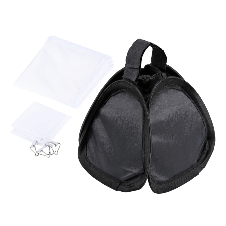 PULUZ Foldable Soft Flash Light Diffuser Softbox Cover, Size: 23cm x 23cm, 23cm Softbox PULUZ Foldable Soft Flash Light Diffuser Softbox Cover, Size: 23cm x 23cm, 23cm Softbox