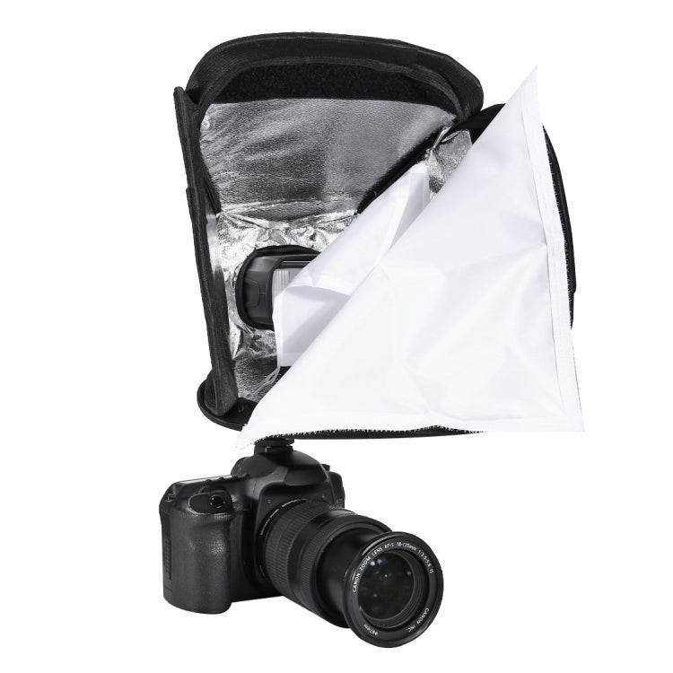 PULUZ Foldable Soft Flash Light Diffuser Softbox Cover, Size: 23cm x 23cm, 23cm Softbox PULUZ Foldable Soft Flash Light Diffuser Softbox Cover, Size: 23cm x 23cm, 23cm Softbox