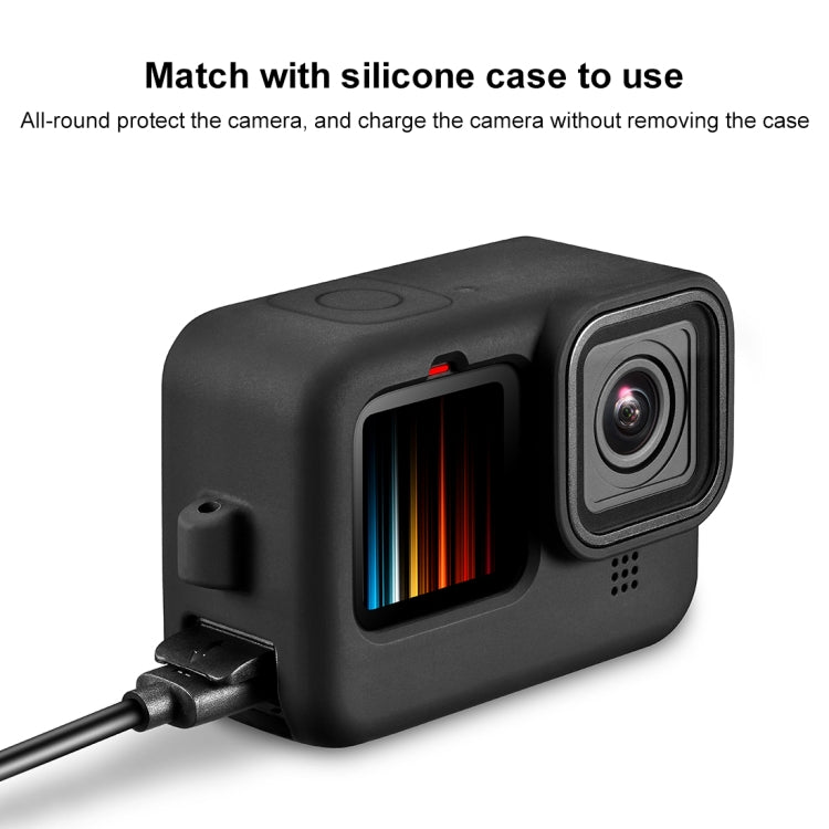 PULUZ POM Plastic Battery Side Interface Cover for GoPro HERO13 Black /12 Black /11 Black /10 Black /9 Black PULUZ POM Plastic Battery Side Interface Cover for GoPro HERO13 Black /12 Black /11 Black /10 Black /9 Black