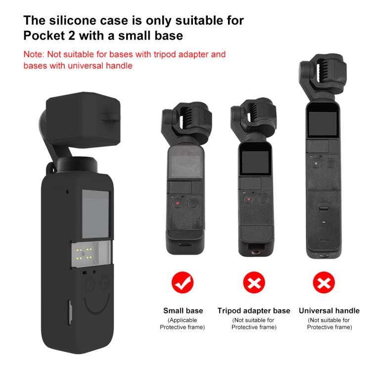 PULUZ 2-in-1-Silikonschutzhüllen-Set für DJI OSMO Pocket 2, Für DJI OSMO Pocket 2 PULUZ 2-in-1-Silikonschutzhüllen-Set für DJI OSMO Pocket 2, Für DJI OSMO Pocket 2