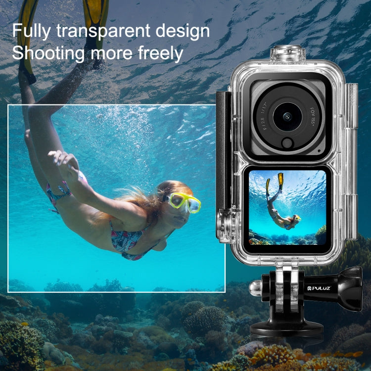 PULUZ 60 m wasserdichtes Gehäuse, Tauchkoffer für DJI Action 2 Kameraeinheit/Action 2 Power Combo/Action 2 Dual-Screen Combo, Tauchkoffer PULUZ 60 m wasserdichtes Gehäuse, Tauchkoffer für DJI Action 2 Kameraeinheit/Action 2 Power Combo/Action 2 Dual-Screen Combo, Tauchkoffer
