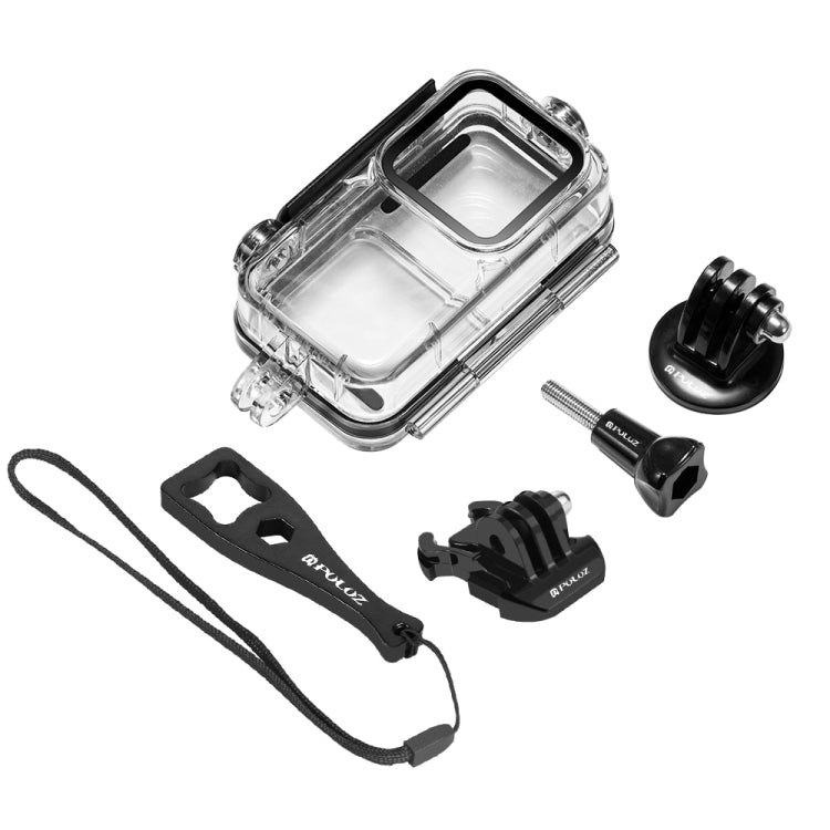 PULUZ 60 m wasserdichtes Gehäuse, Tauchkoffer für DJI Action 2 Kameraeinheit/Action 2 Power Combo/Action 2 Dual-Screen Combo, Tauchkoffer PULUZ 60 m wasserdichtes Gehäuse, Tauchkoffer für DJI Action 2 Kameraeinheit/Action 2 Power Combo/Action 2 Dual-Screen Combo, Tauchkoffer