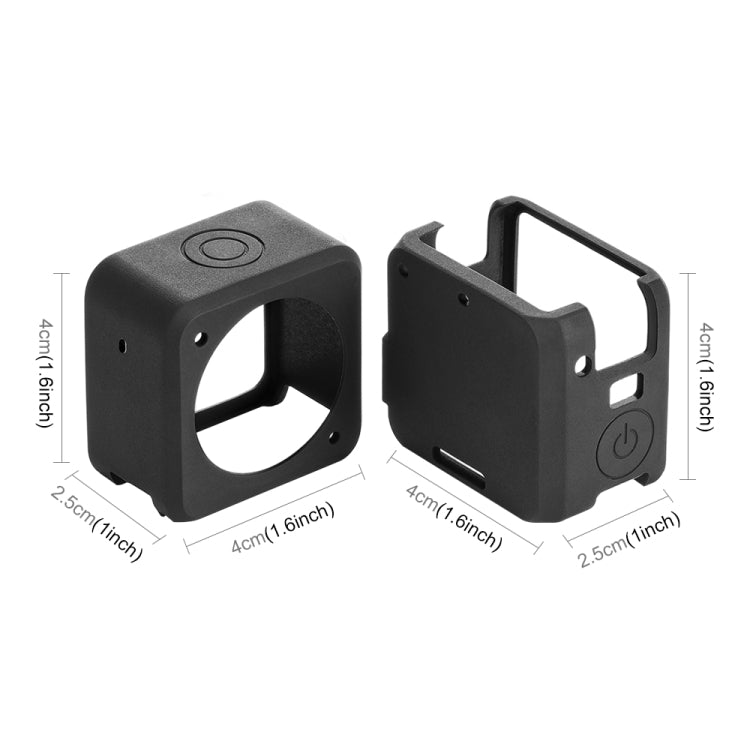 Estuche protector de silicona dividido PULUZ para DJI Action 2, estuche de silicona dividido Estuche protector de silicona dividido PULUZ para DJI Action 2, estuche de silicona dividido