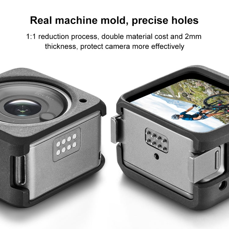 Estuche protector de silicona dividido PULUZ para DJI Action 2, estuche de silicona dividido Estuche protector de silicona dividido PULUZ para DJI Action 2, estuche de silicona dividido