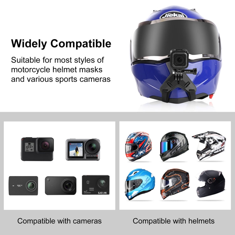 Correa de barbilla para casco de motocicleta PULUZ para GoPro, DJI Osmo Action y otras cámaras de acción, correa de barbilla para casco (negra), correa de barbilla para casco (naranja), correa de barbilla para casco (azul) Correa de barbilla para casco de motocicleta PULUZ para GoPro, DJI Osmo Action y otras cámaras de acción, correa de barbilla para casco (negra), correa de barbilla para casco (naranja), correa de barbilla para casco (azul)