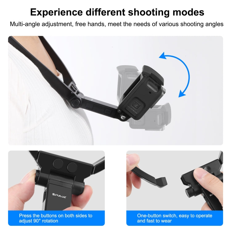 PULUZ Lazy Adjustable Neck Bracket for GoPro Action Camera Smartphones PULUZ Lazy Adjustable Neck Bracket for GoPro Action Camera Smartphones