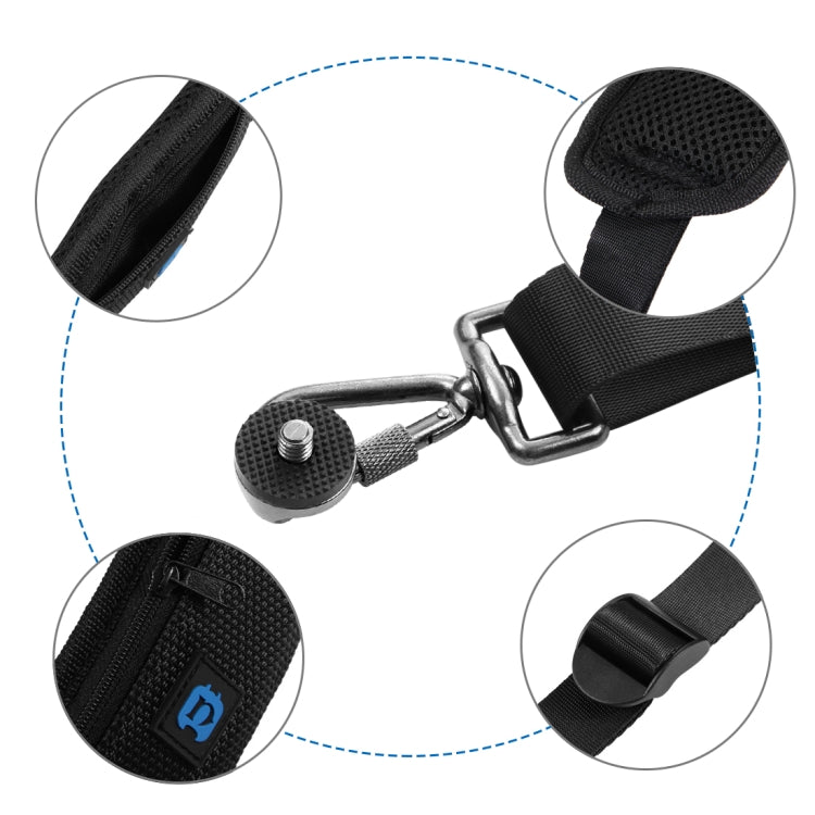 PULUZ Quick Release Anti-Slip Soft Pad Nylon Single Shoulder Camera Strap with Metal Hook for SLR / DSLR Cameras, Single Shoulder PULUZ Quick Release Anti-Slip Soft Pad Nylon Single Shoulder Camera Strap with Metal Hook for SLR / DSLR Cameras, Single Shoulder