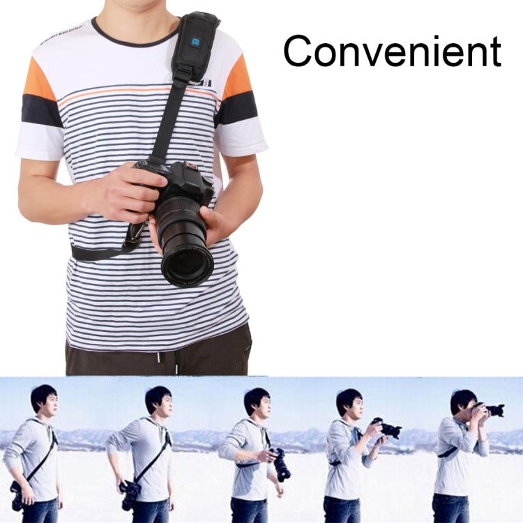 PULUZ Quick Release Anti-Slip Soft Pad Nylon Single Shoulder Camera Strap with Metal Hook for SLR / DSLR Cameras, Single Shoulder PULUZ Quick Release Anti-Slip Soft Pad Nylon Single Shoulder Camera Strap with Metal Hook for SLR / DSLR Cameras, Single Shoulder
