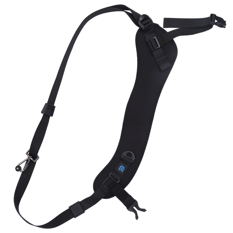 PULUZ Quick Release Anti-Slip Soft Pad Nylon Breathable Curved Camera Strap with Metal Hook for SLR / DSLR Cameras PULUZ Quick Release Anti-Slip Soft Pad Nylon Breathable Curved Camera Strap with Metal Hook for SLR / DSLR Cameras