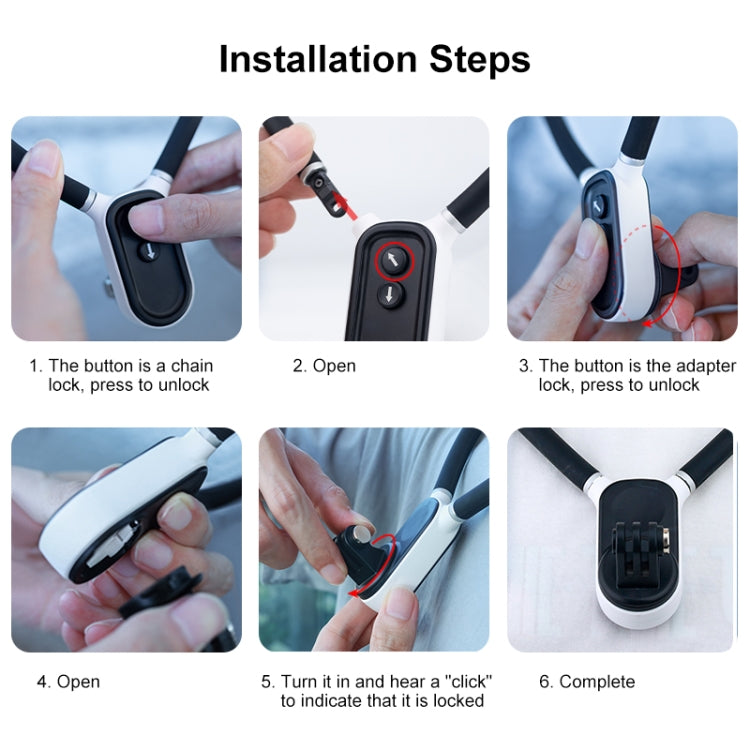 PULUZ Lazy Neck Bracket POV View Mount with Phone Clamp for GoPro Action Cameras / Phones, Magnetic Silicone Collar Bracket PULUZ Lazy Neck Bracket POV View Mount with Phone Clamp for GoPro Action Cameras / Phones, Magnetic Silicone Collar Bracket