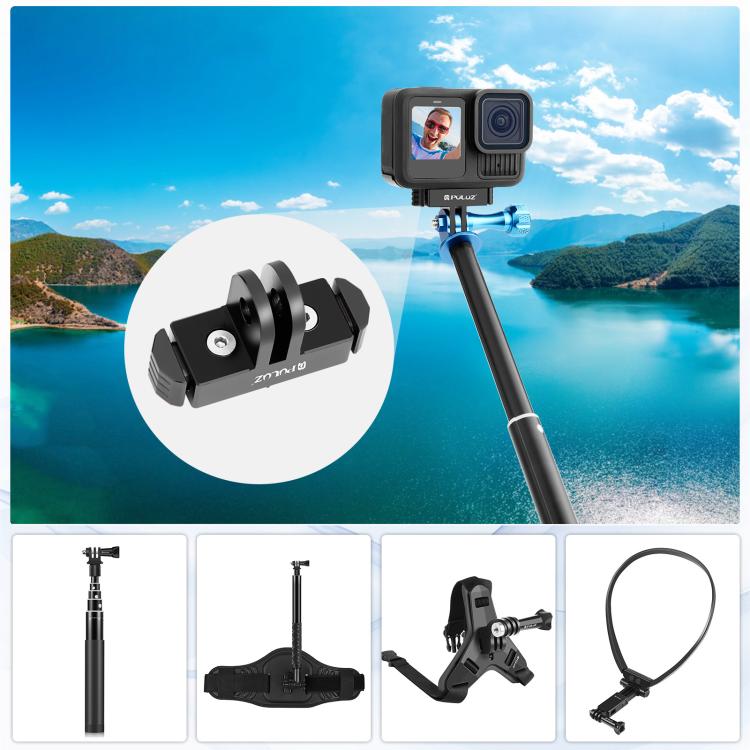 Soporte de base de liberación rápida magnética PULUZ para GoPro HERO13 Black, para GoPro HERO13 Black (negro), para GoPro HERO13 Black (negro rojo) Soporte de base de liberación rápida magnética PULUZ para GoPro HERO13 Black, para GoPro HERO13 Black (negro), para GoPro HERO13 Black (negro rojo)