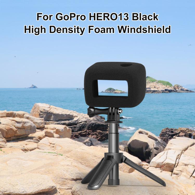 For GoPro HERO13 Black PULUZ Foam Windshield Housing Case For GoPro HERO13 Black PULUZ Foam Windshield Housing Case