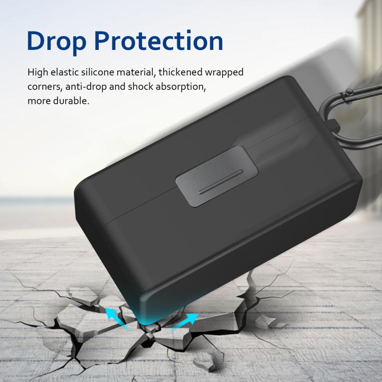 Estuche de carga PULUZ para DJI Mic 2, funda protectora de silicona a prueba de rayones, para DJI Mic 2 Estuche de carga PULUZ para DJI Mic 2, funda protectora de silicona a prueba de rayones, para DJI Mic 2