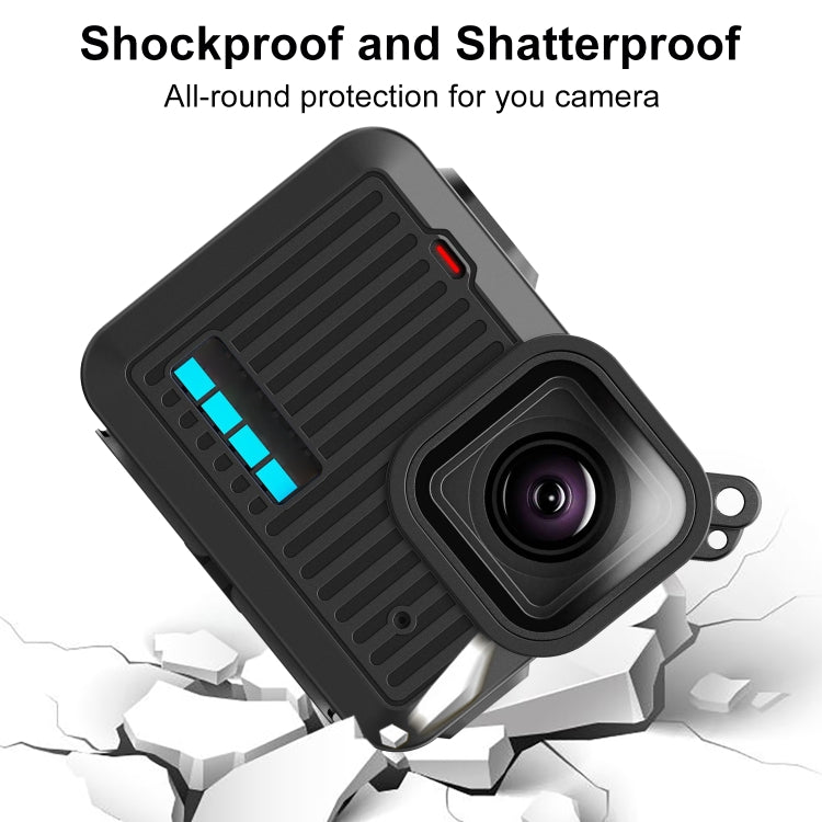 For GoPro HERO 2024 PULUZ Silicone Protective Case Side Interface Cover with Wrist Strap & Lens Cover For GoPro HERO 2024 PULUZ Silicone Protective Case Side Interface Cover with Wrist Strap & Lens Cover