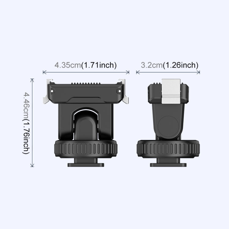 Für DJI Osmo Action 5 Pro / 4 / 3 PULUZ Kaltschuh-Gimbal-Schnellverschluss-Basisadapter, für DJI Osmo Action 5 Pro / 4 / 3 Für DJI Osmo Action 5 Pro / 4 / 3 PULUZ Kaltschuh-Gimbal-Schnellverschluss-Basisadapter, für DJI Osmo Action 5 Pro / 4 / 3
