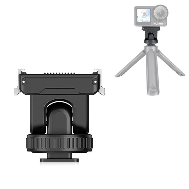 Für DJI Osmo Action 5 Pro / 4 / 3 PULUZ Kaltschuh-Gimbal-Schnellverschluss-Basisadapter, für DJI Osmo Action 5 Pro / 4 / 3