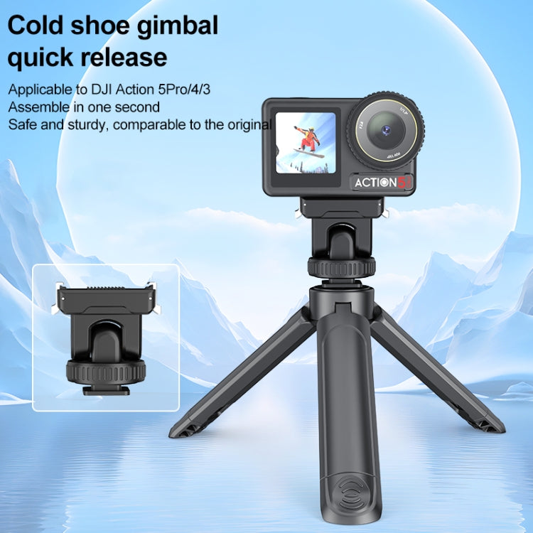 Für DJI Osmo Action 5 Pro / 4 / 3 PULUZ Kaltschuh-Gimbal-Schnellverschluss-Basisadapter, für DJI Osmo Action 5 Pro / 4 / 3 Für DJI Osmo Action 5 Pro / 4 / 3 PULUZ Kaltschuh-Gimbal-Schnellverschluss-Basisadapter, für DJI Osmo Action 5 Pro / 4 / 3