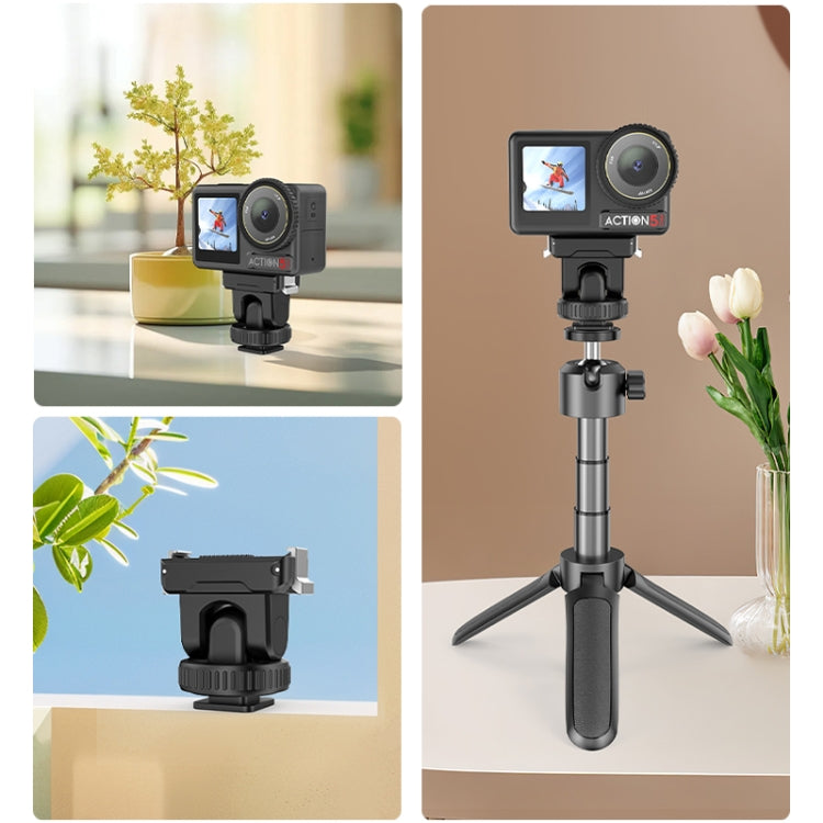 Für DJI Osmo Action 5 Pro / 4 / 3 PULUZ Kaltschuh-Gimbal-Schnellverschluss-Basisadapter, für DJI Osmo Action 5 Pro / 4 / 3 Für DJI Osmo Action 5 Pro / 4 / 3 PULUZ Kaltschuh-Gimbal-Schnellverschluss-Basisadapter, für DJI Osmo Action 5 Pro / 4 / 3