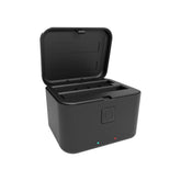 For Insta360 X5 PULUZ Dual-Batteries Charging Box Battery & Memory Card Storage Case