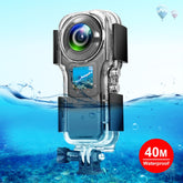 Für Insta360 One RS 1-Zoll 360 Edition PULUZ 40m Unterwasser Wasserdichtes Gehäuse
