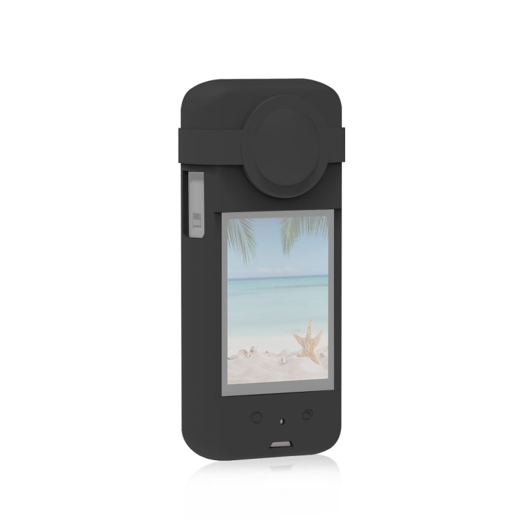 Für Insta360 X3 PULUZ Silikon-Schutzhülle mit Objektivabdeckung, Silikonhülle (Schwarz), Silikonhülle (Blau), Silikonhülle (Rot)