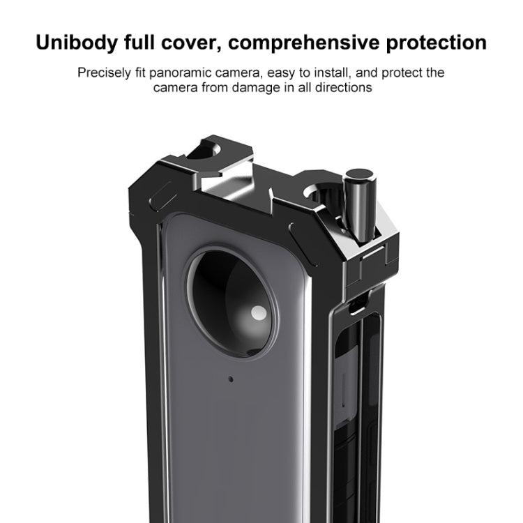 For Insta360 X3 PULUZ Metal Protective Cage Rig Housing Frame with Expand Cold Shoe Base & Tripod Adapter For Insta360 X3 PULUZ Metal Protective Cage Rig Housing Frame with Expand Cold Shoe Base & Tripod Adapter