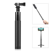 PULUZ 73.5cm Metal Selfie Stick Monopod with Invisible Adapter Base & Screw for Insta360 One RS / X2 / X3 / DJI Osmo 360