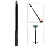 PULUZ 157 cm Selfie-Stick aus Metall, Einbeinstativ für Insta360 One RS/X2/X3/X4, 150 cm Einbeinstativ