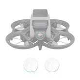 For DJI Avata PULUZ 2pcs Tempered Glass Drone Lens Film